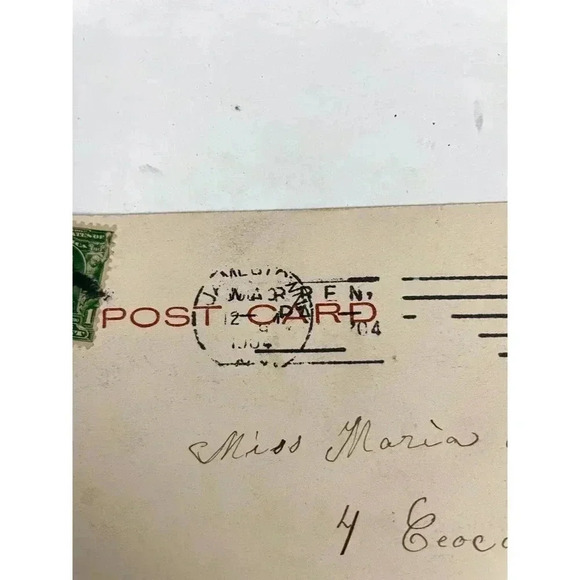 South Main Street Jamestown, NY Postcard 1904 Antique National Art Views 1c RPPC - Picture 5 of 5